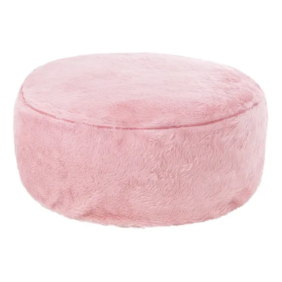 Cama Puff Cachorro Gato 100% Lavável Tam M Super Confortável Cor Rose
