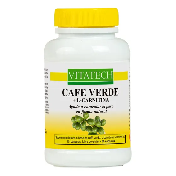 Pastillas De Cafe Verde Vitatech Quemador De Grasa Sabor Sin Sabor