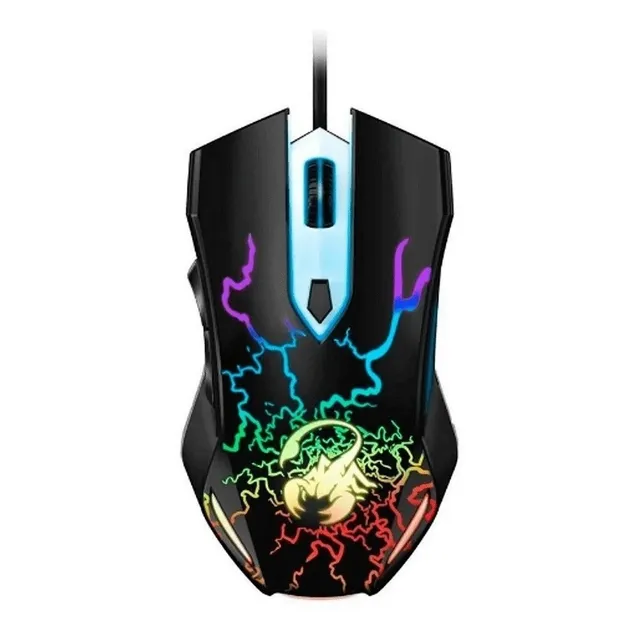 Mouse Gamer Genius Gx Scorpion Spear Rgb 2000dpi 6 Botones Color Negro