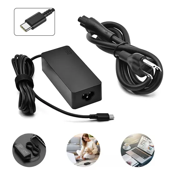 65w Cargador Usb C Lenovo,hp,dell,huawei 20v 3.25a