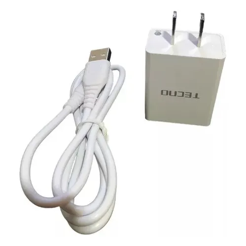 Cargador Original Tecno Carga Rapida Micro V8 - Tipo C