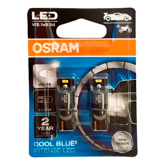 Lampara Led T10 Luz Posicion Auto Piojito 6000k 12v X2