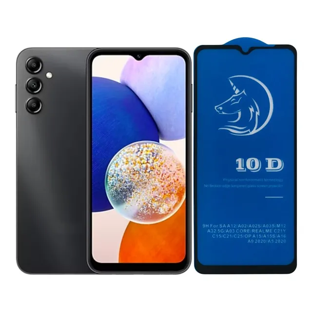 Estuche Rígido Transparente + Vidrio Premium Para Samsung