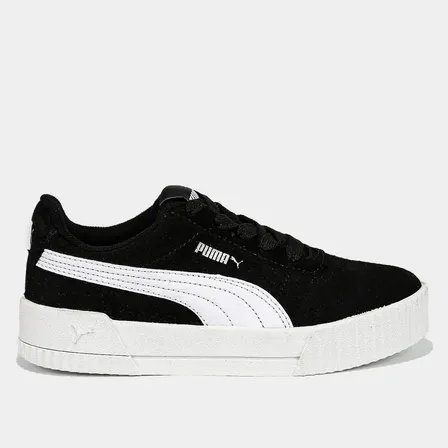 Tênis Casual Infantil Carina Ps Bdp Puma Puma Black-puma White Liso 29