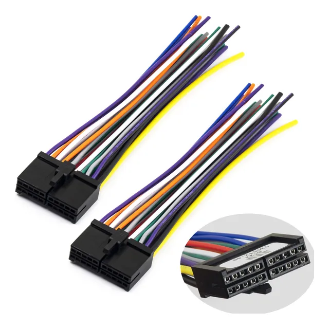 Arne Cable 20 Pine Enchufe Radio Estereo Para Dvd Cd Mp3 Tv