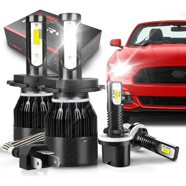 Para Ford Focus 2000-2004 Kit De Focos Led H4 880