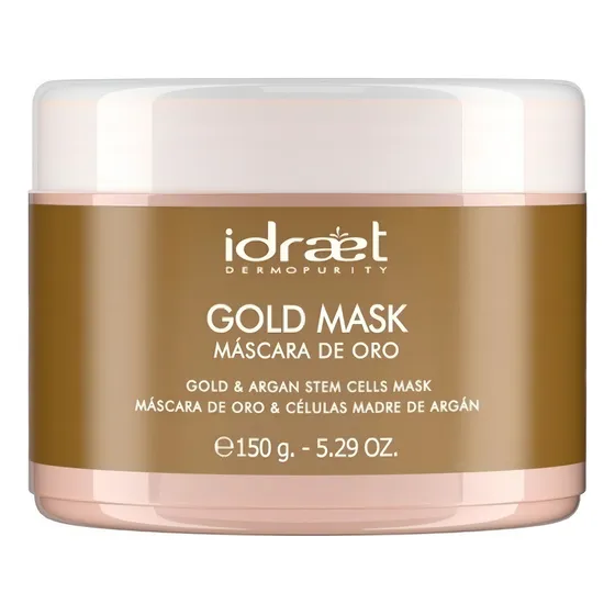 Mascarilla facial Idraet Gold Mask Oro y Celulas Madre de Argán Idraet 150g