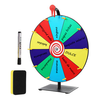 Ruleta De Premio Giratoria De 12 Inch 12 Pedazos Con Plumón Ruleta De Premio Giratoria De 12 Inch 12 Pedazos Con Plumón