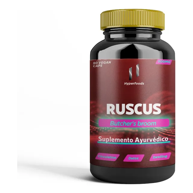 Ruscus  (ruscus Aculeatus) X 500 Mg - Frasco X 90 Cápsulas