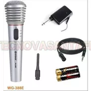 Microfono Inalambrico Profesional Wg-388 Dj Fiestas Karaoke