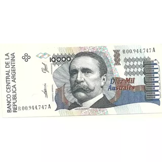 Billete 10000 Australes Bottero 2882 Reposicion Sin Circular