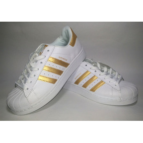 adidas tenis dorados