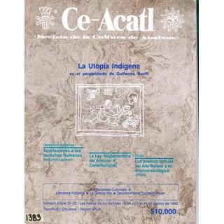 Revista La Cultura De Anahuac Ceacatl Antigua