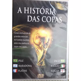 Dvd - A História Das Copas - Novo Lacrado.