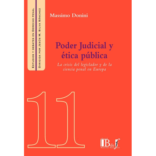 Massimo Donini / Poder Judicial Y Ética Pública
