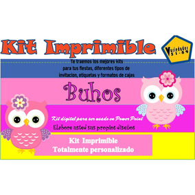 búho niño kit imprimible de decoraci c3 b3n recuerdos y cotillones