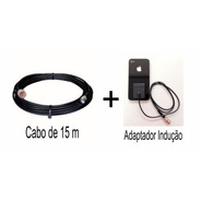 3 Kit Cabo Universal P/ Antena + 3 Adaptador Universal