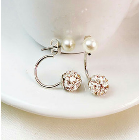 Caravanas Plata Zirconitas Auténticas!!!