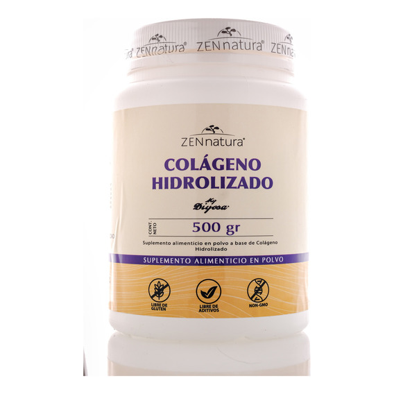Colageno Hidrolizado Biotina Y Vitamina C 500 Grs Zen Natura Sabor Sin sabor