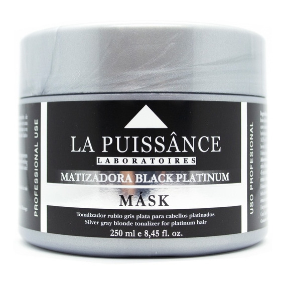 La Puissance Matizador Black Máscara Rubio Gris 250ml 6c