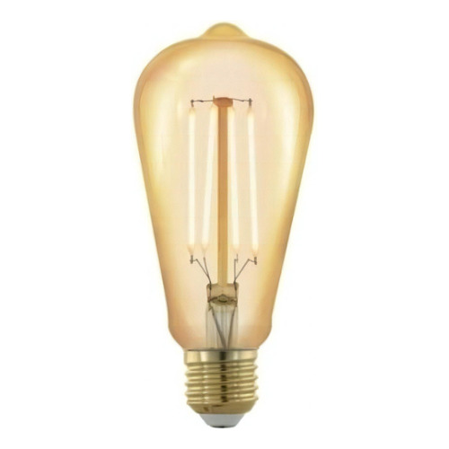 Lampara Luz Led Filamento Vintage 4w Retro Forma Bulbo- Mli Color de la luz Blanco cálido