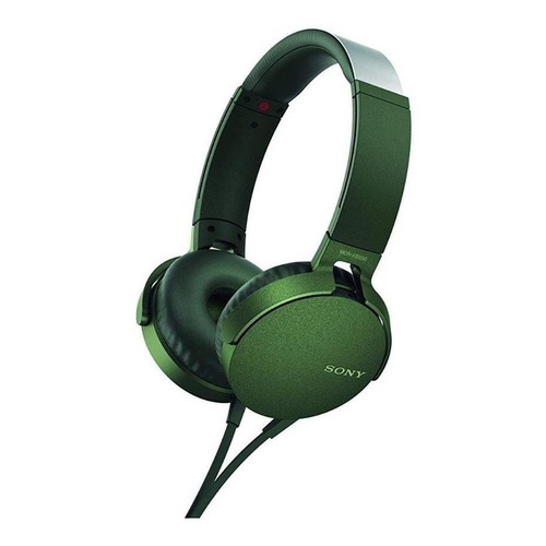 Audífono Sony MDR-XB550AP verde