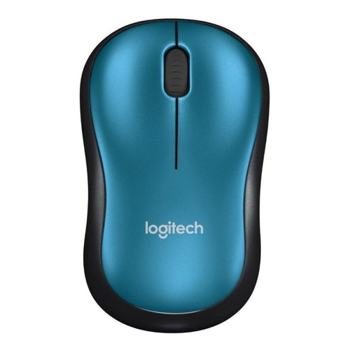 Mouse inalámbrico Logitech  M185 azul