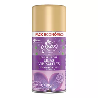 Repuesto Chico Aromatiz Glade Automático Lilas Vibrantes X 6