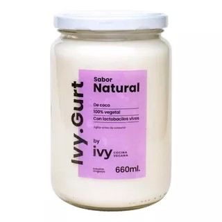 Yogurt Vegano Con Probióticos Base De Coco 660ml - Graviola