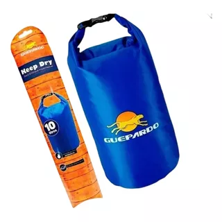 Saco/bolsa Estanque Guepardo Keepdry 10 Litros Camping Pesca Cor Azul