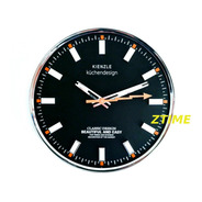Relógio De Parede Kienzle Küchendesign Aro De Metal 33 Cm