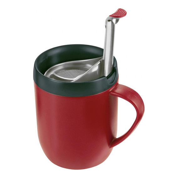 Travel Mug 11.4x12.1cm Doble Pared Zyliss Rojo Travel Mug
