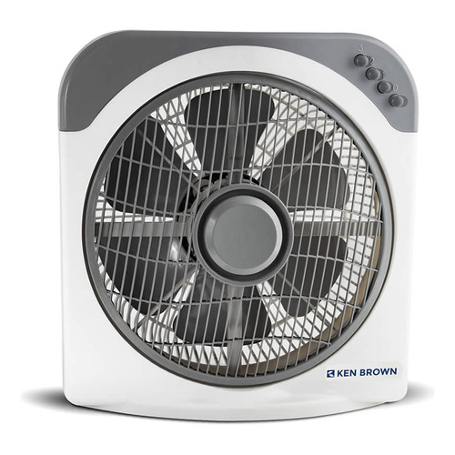 Ventilador Turbo Ken Brown Kb-12 12 40w Cantidad de aspas 6 Color de la estructura Gris Color de las aspas Gris Diámetro 35 cm Material de las aspas Plástico