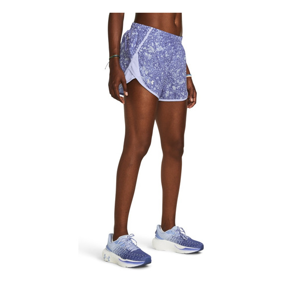 Shorts Para Correr Under Armour Fly By 3'' Printed De Mujer