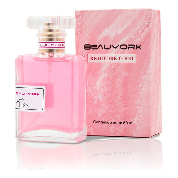 Perfumes De Mujer Dama Original Afrutado Rosa Beauyork 50ml