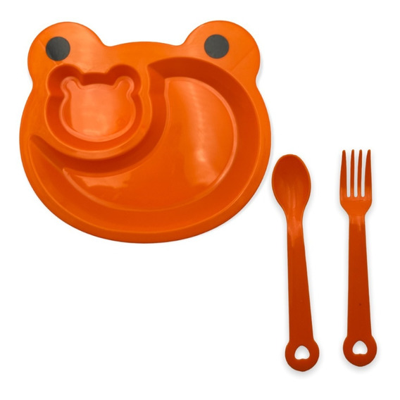 Set Alimentación Bebe Plato + Cubiertos Oferta