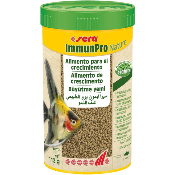 Sera Immunpro Nature 112gr Probióticos Peces Acuario