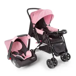 Conjunto Travel System Reverse Duo Rosa Rajado Cosco Kids no Mercado Livre com oferta e cupom de desconto