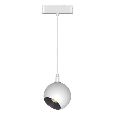 Colgante Esferico Focal Blanco Riel Magnetico Skyline 12w