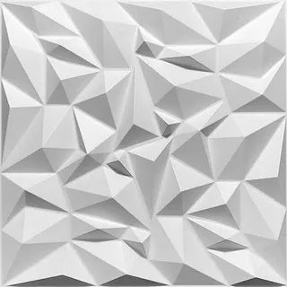 Panel Lámina Pvc Decorativo 3d Plastico Triangular  