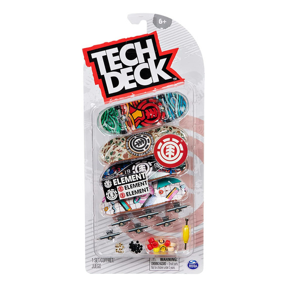 Skateboarding Finger Board Tech Deck Element 4 Minipatinetas