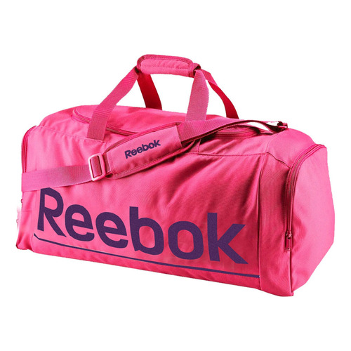 Bolso Reebok Spor Roy M Grip Deportivo Unisex Y Mediano Color Fucsia Liso