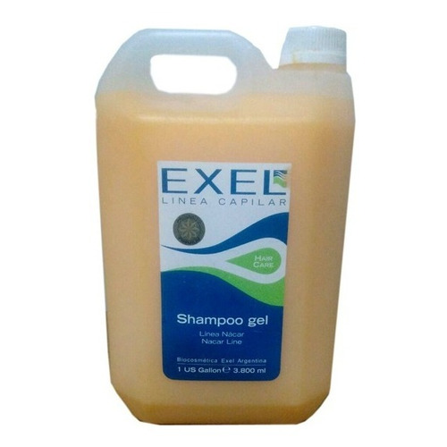 Shampoo Exel Linea Gel Cabello Peluquería Profesional  X3800