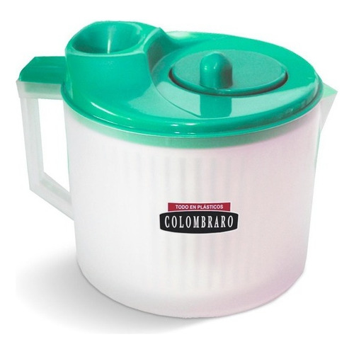 Escurridor Centrifugo De Verduras Art. 326 Colombraro Color Verde/Agua