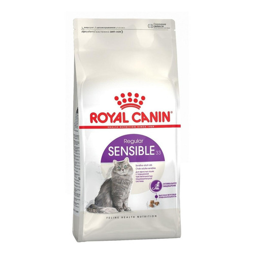 Alimento Royal Canin Feline Health Nutrition Sensible para gato adulto sabor mix em sacola de 400g