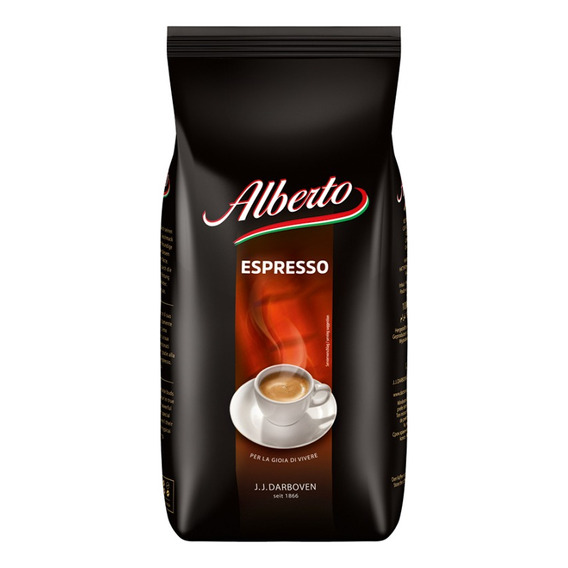 1 Kg Café En Grano Espresso Fuerte Tostado Italiano Alberto