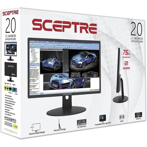 Monitor Led Hd 20  Sceptre E205w-16003r Ultrafino