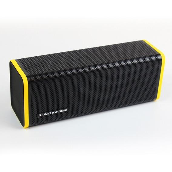 Parlante Bluetooth Portatil Thonet Vander Frei 8 Hs Bateria Color Black/Yellow