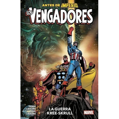 Los Vengadores La Guerra Kree Skrull, De Roy Thomas. Editorial Panini Comics En Español