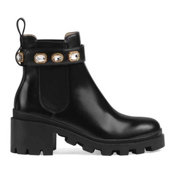 Botin Steve Madden Amulet De Cuero Vegano Negro Mujer